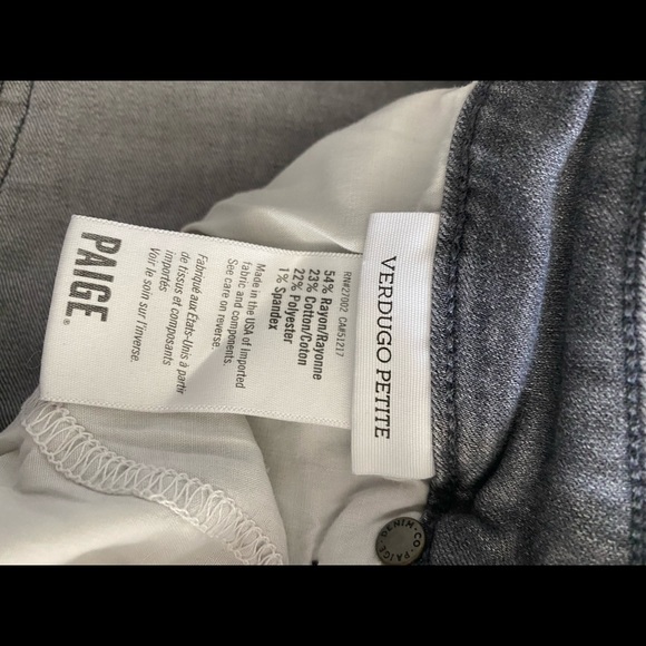 Paige Verdugo Petite Jeans Size 28 - Picture 4 of 5